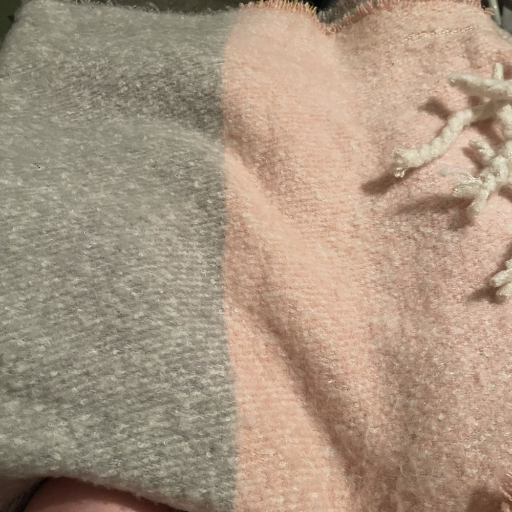 Betsey Johnson scarf blanket